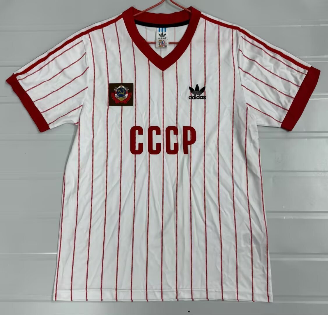 AAA Quality CCCP 82/83 Away White Soccer Jersey